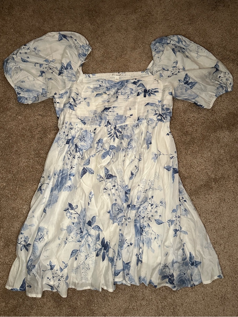 Blu Pepper Floral Mini Dress